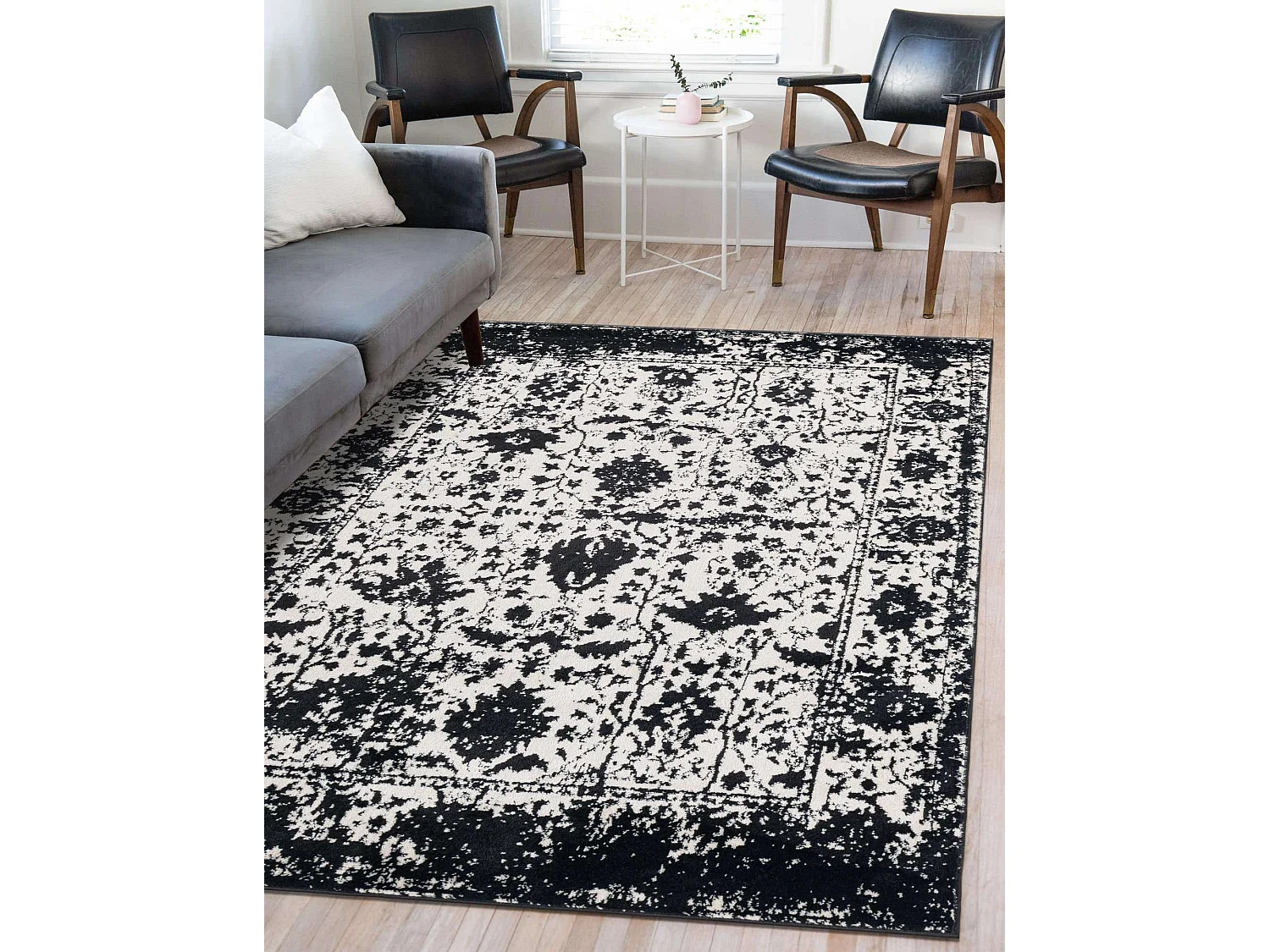 Teppich 125x185 Schwarz Oregon