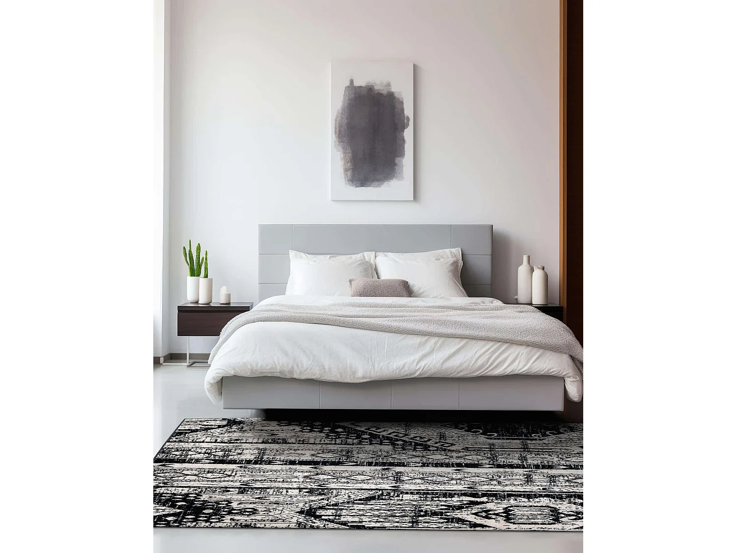 Tapis 160x245 Noir Oregon