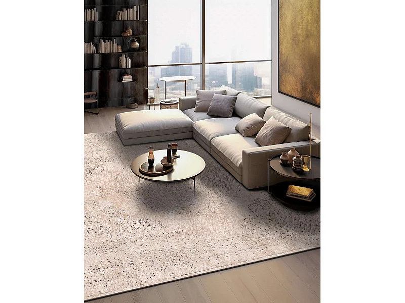 Tapis 125x125 Crème Oregon