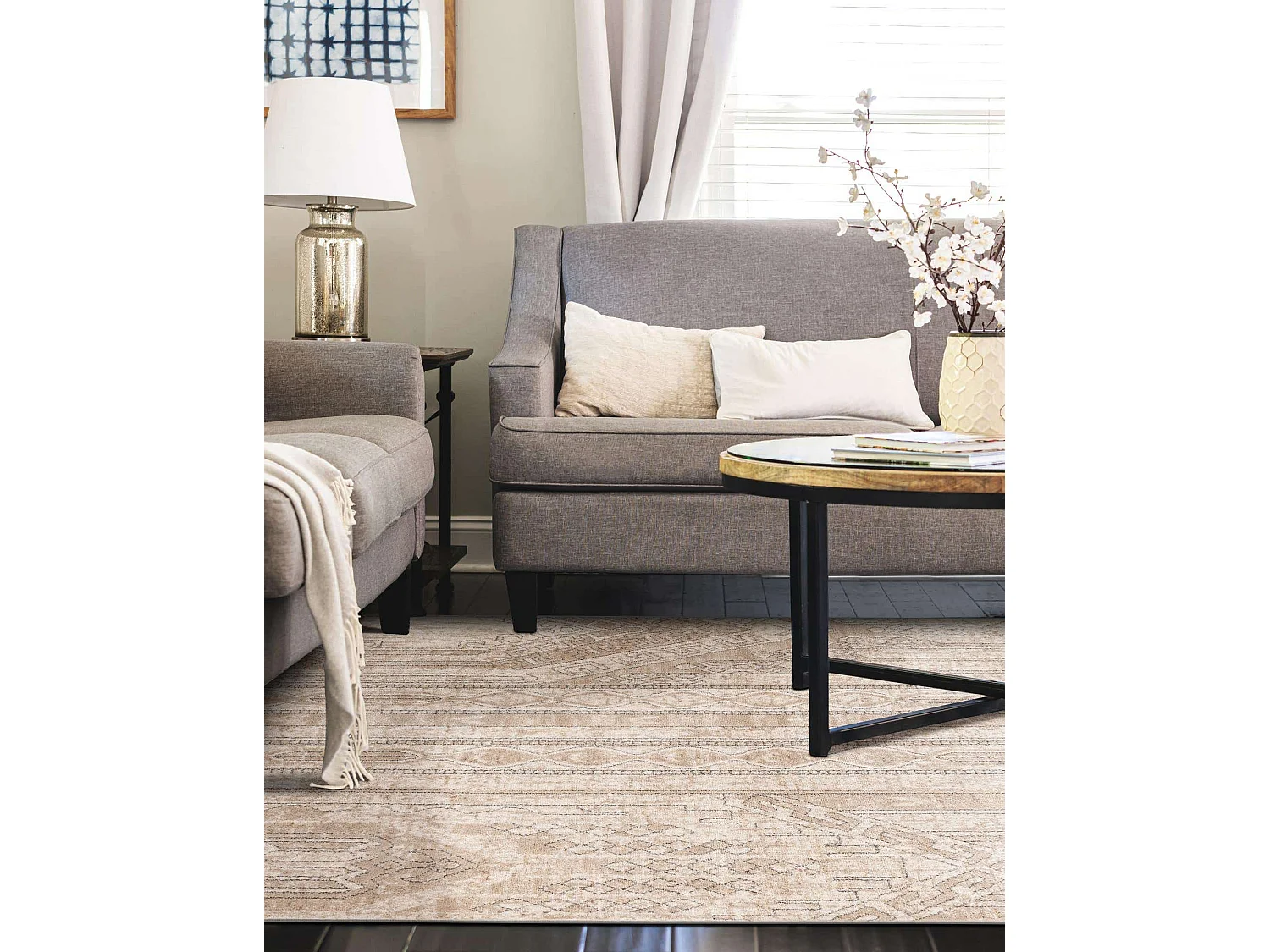 Tapis 65x95 Crème Oregon