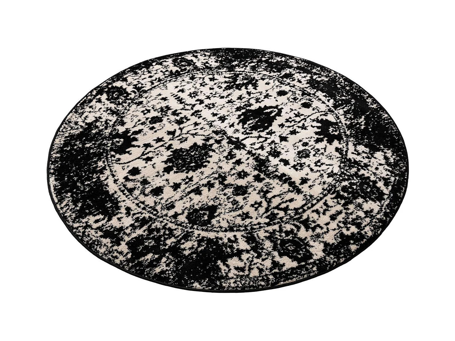 Tapis 160x160 Noir Oregon