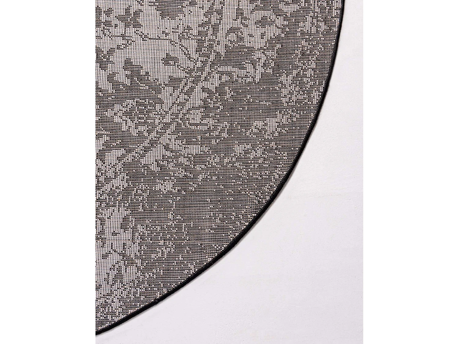 Tapis 160x160 Noir Oregon