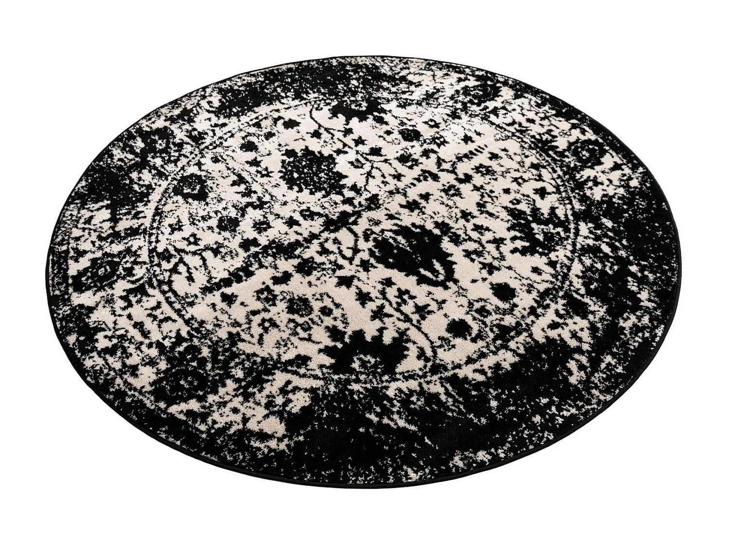 Tapis 160x160 Noir Oregon