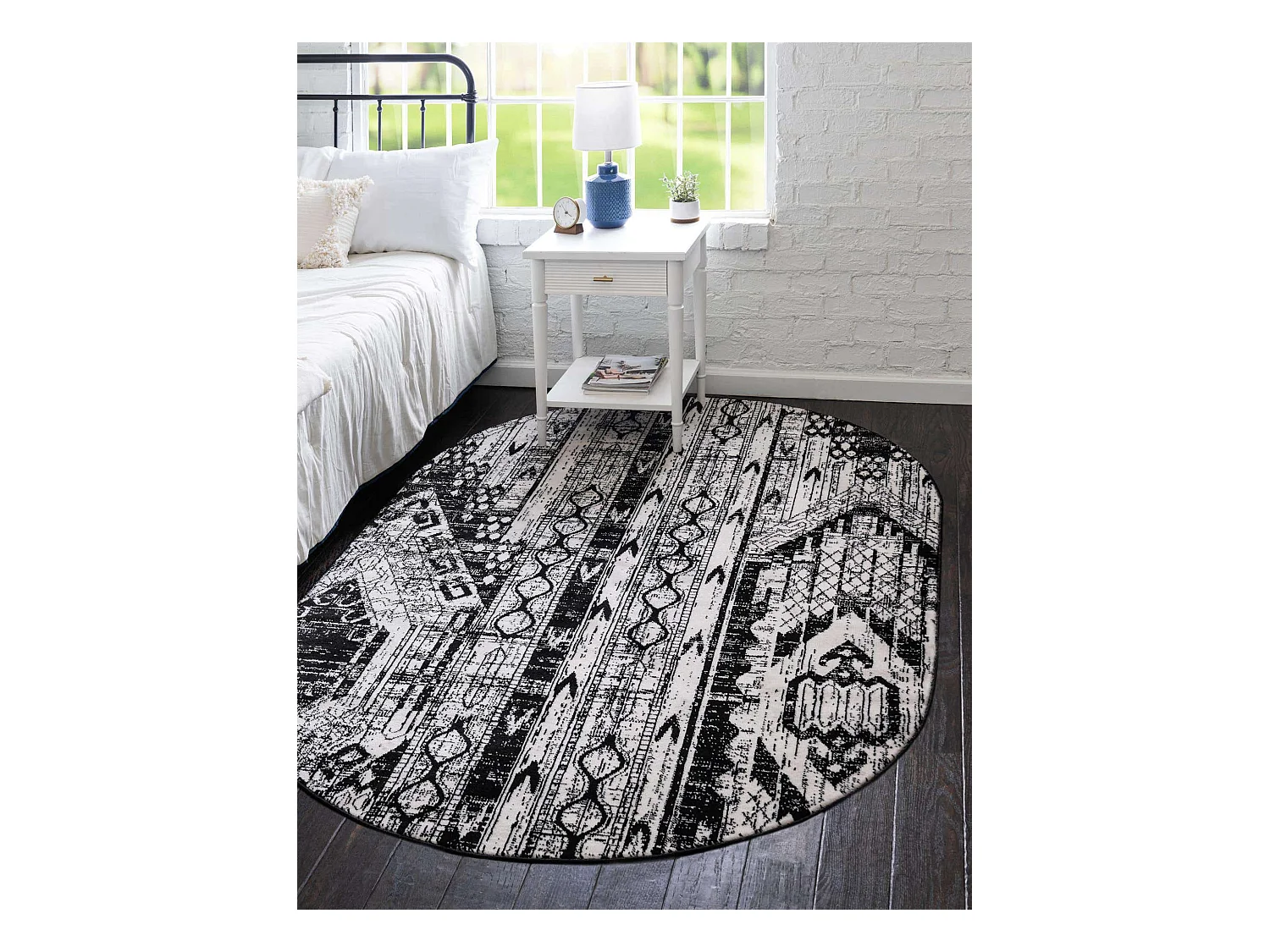 Teppich 160x245 Schwarz Oregon