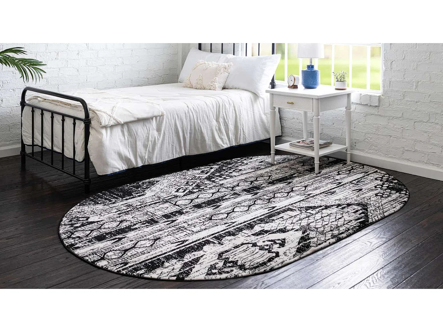 Teppich 160x245 Schwarz Oregon