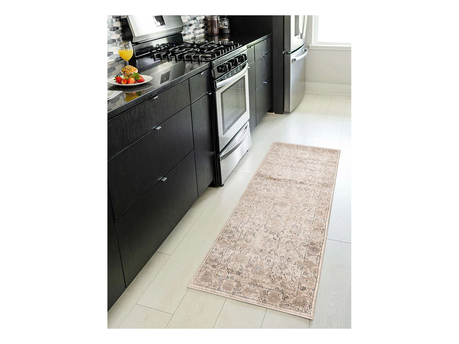 Teppich 80x305 Creme Oregon