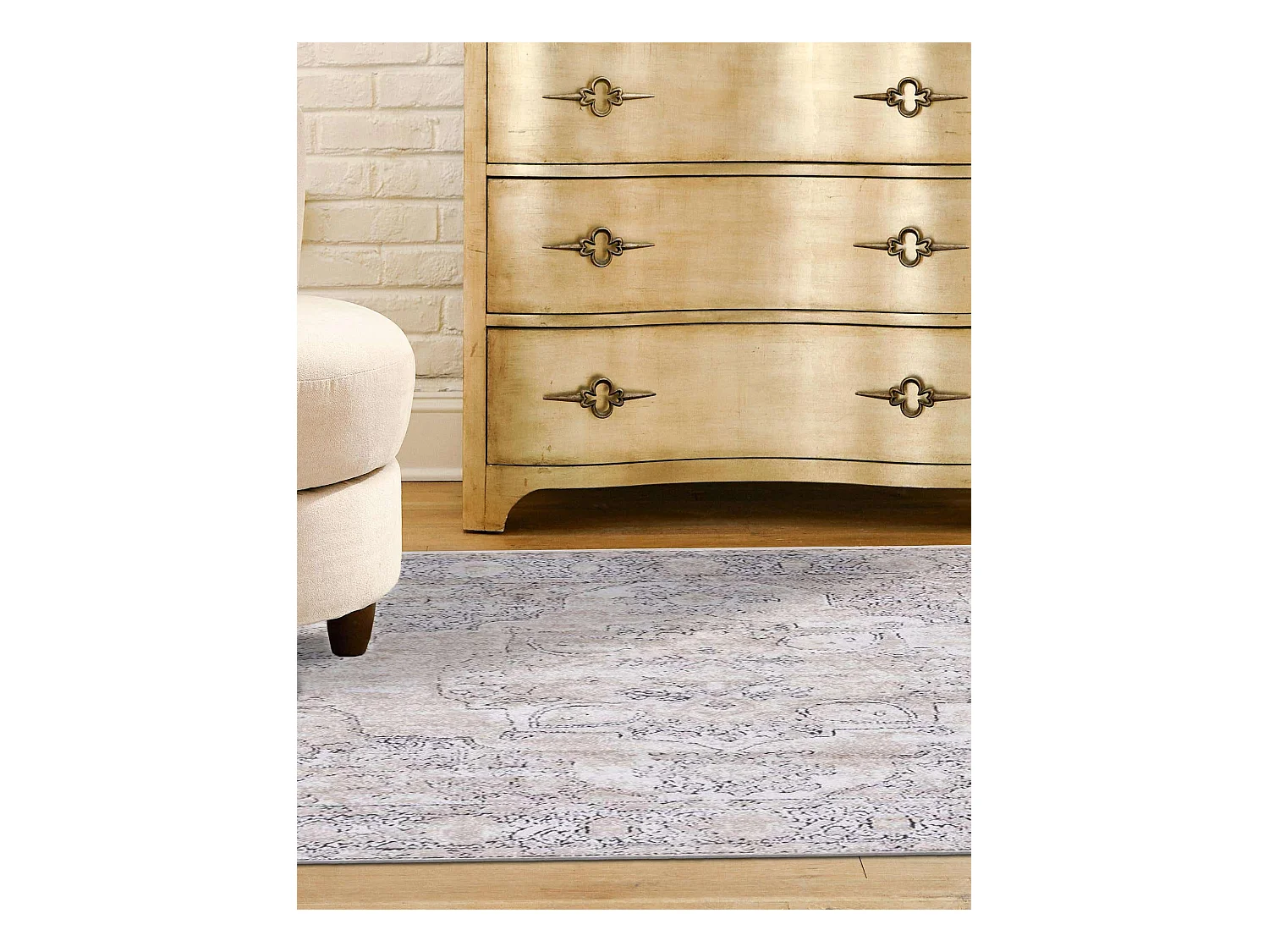 Tapis 160x160 Crème Oregon