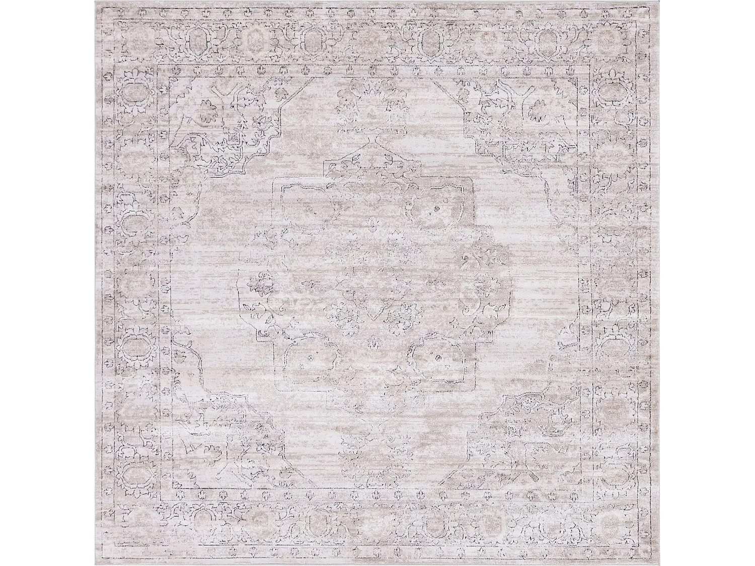 Teppich 160x160 Creme Oregon