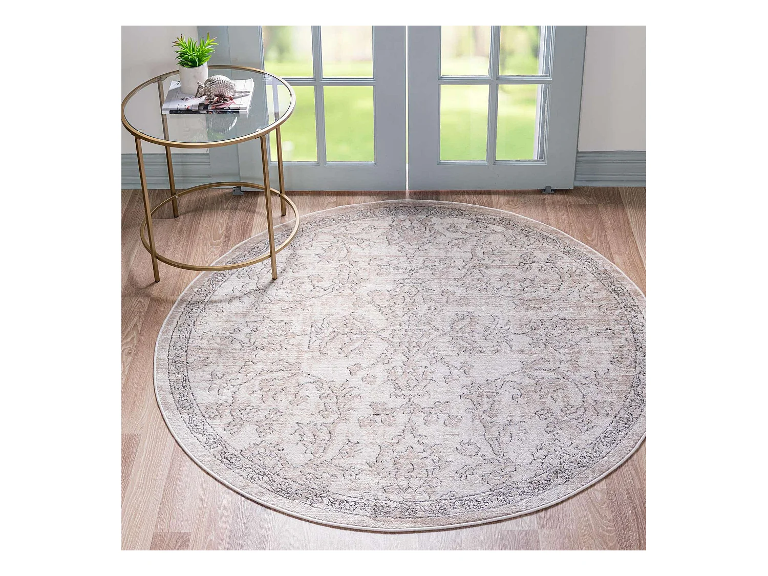 Tapis 160x160 Crème Oregon