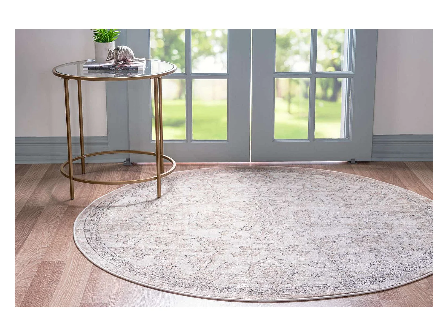 Tapis 160x160 Crème Oregon