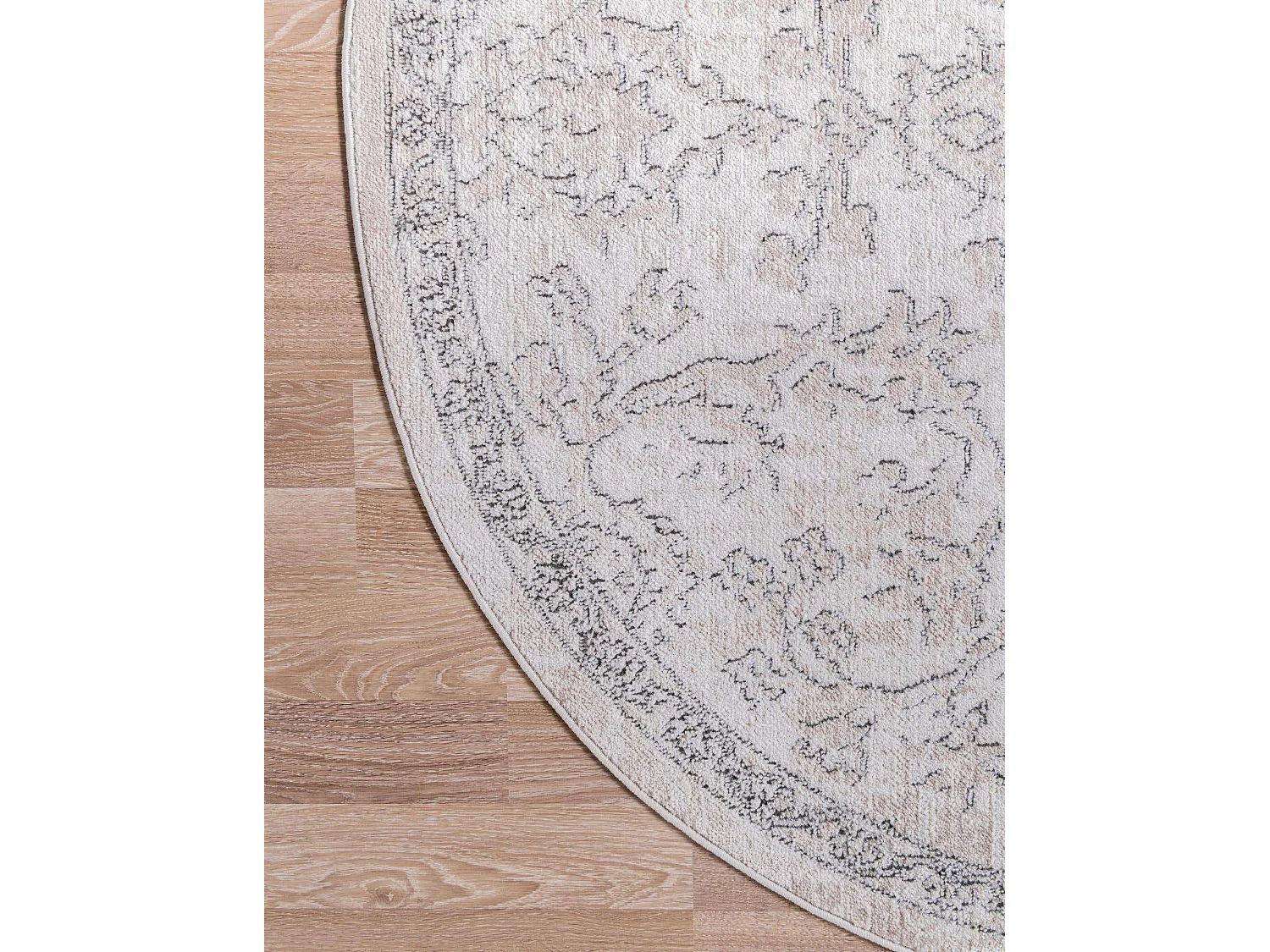 Teppich 160x160 Creme Oregon