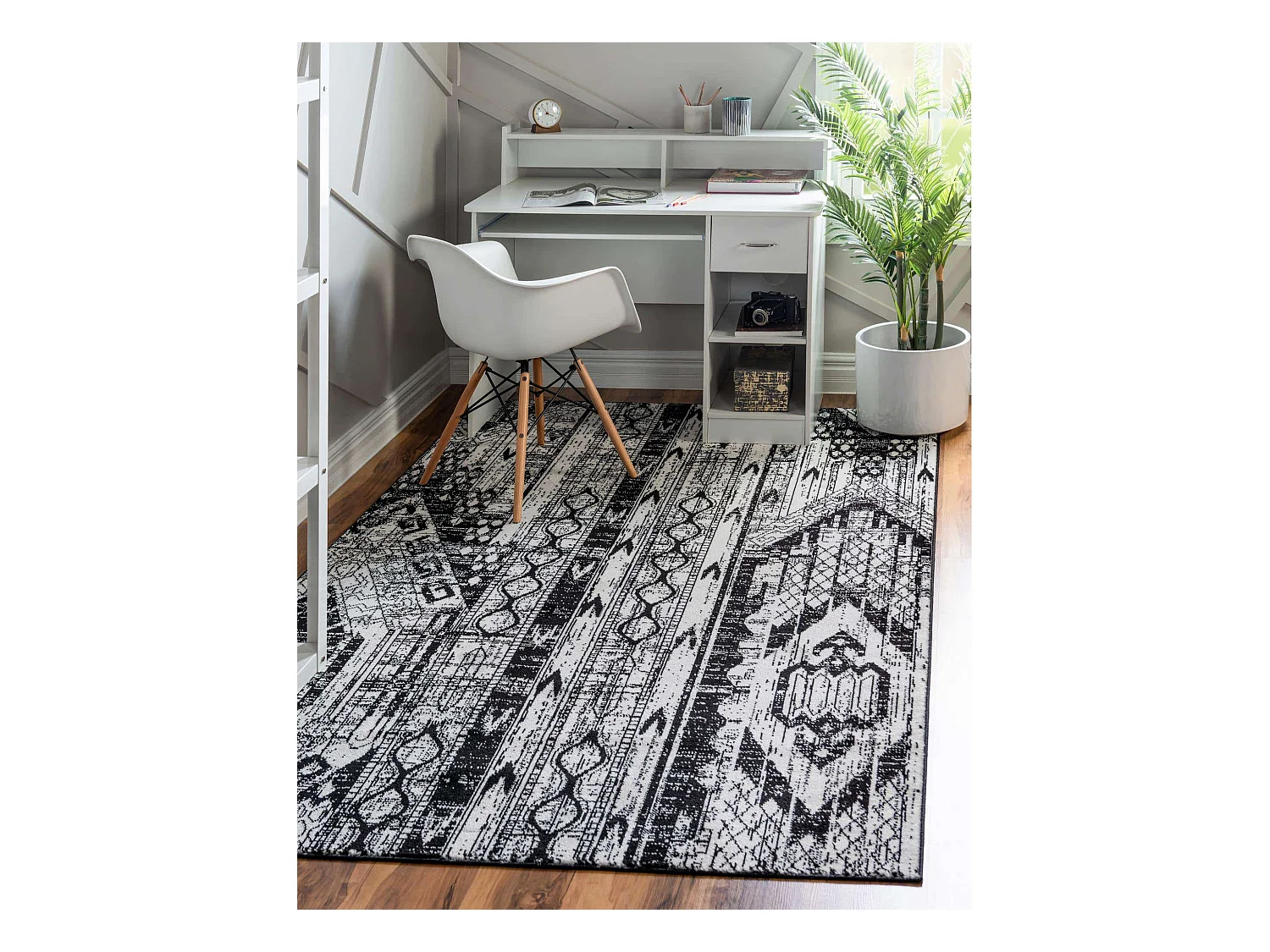 Tapis 125x185 Noir Oregon