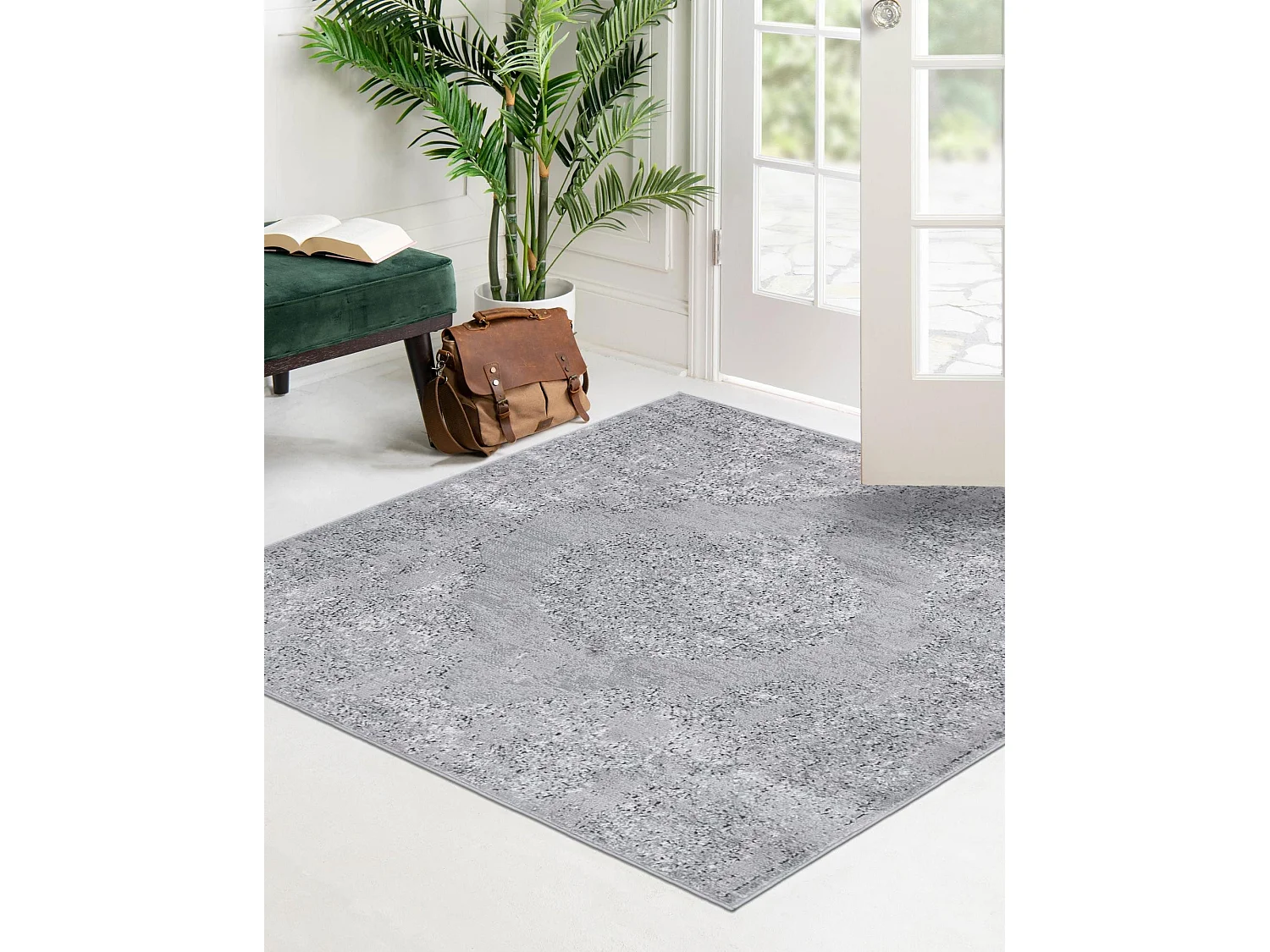 Teppich 125x125 Grau Oregon