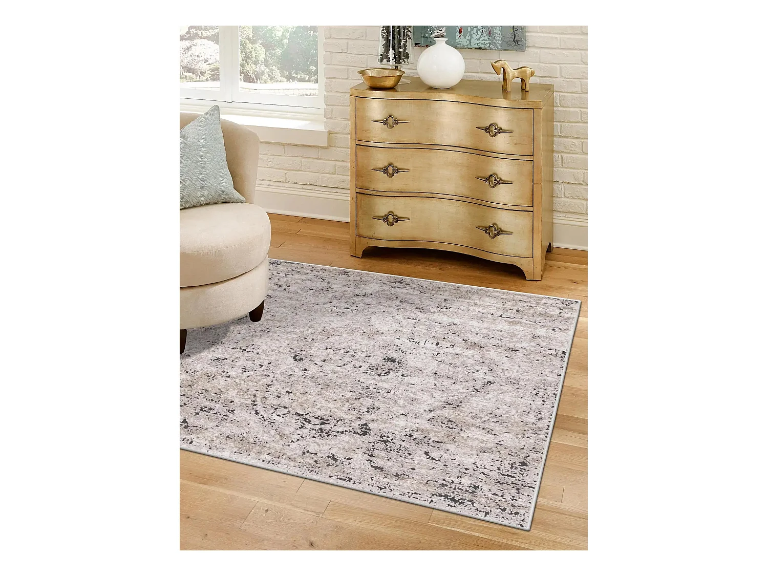 Tapis 185x185 Beige Oregon