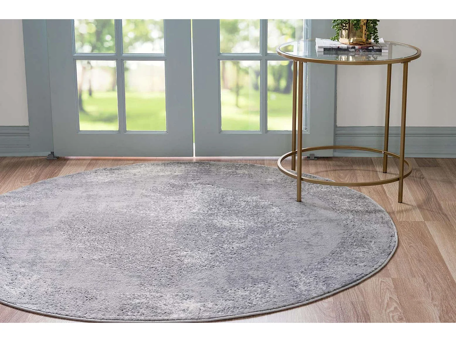 Tapis 160x160 Gris Oregon