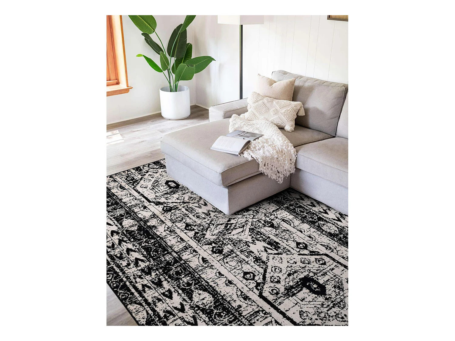 Tapis 125x185 Noir Oregon