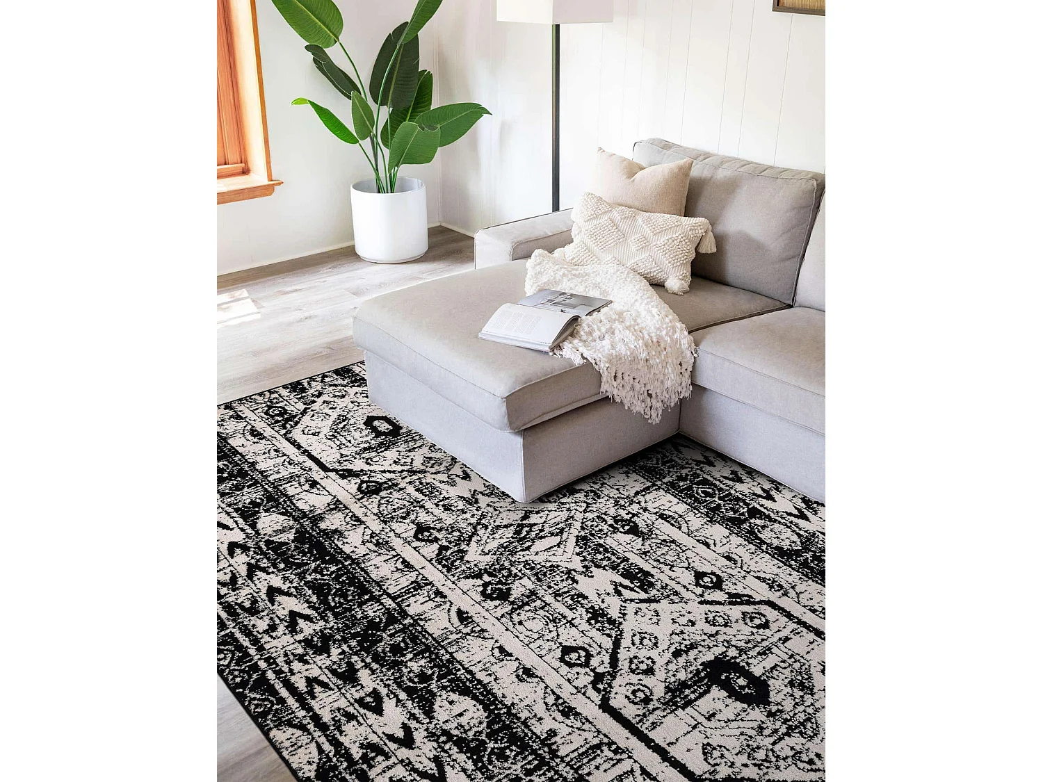 Tapis 125x185 Noir Oregon