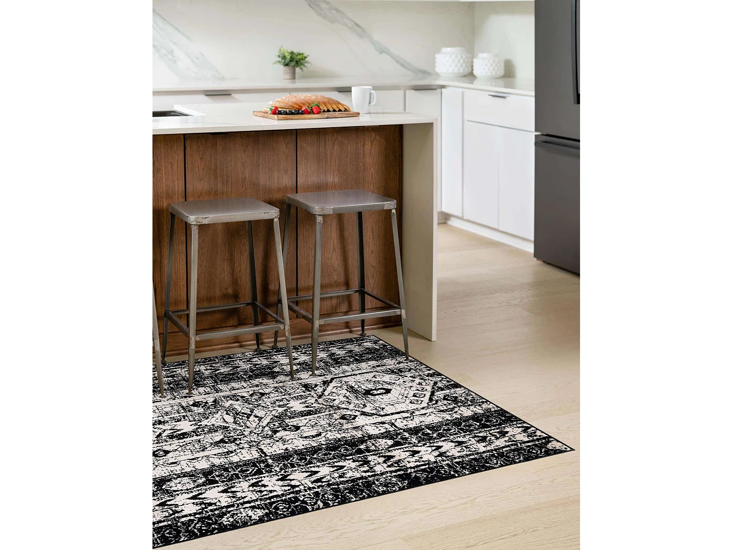 Tappeto 125x185 Nero Oregon