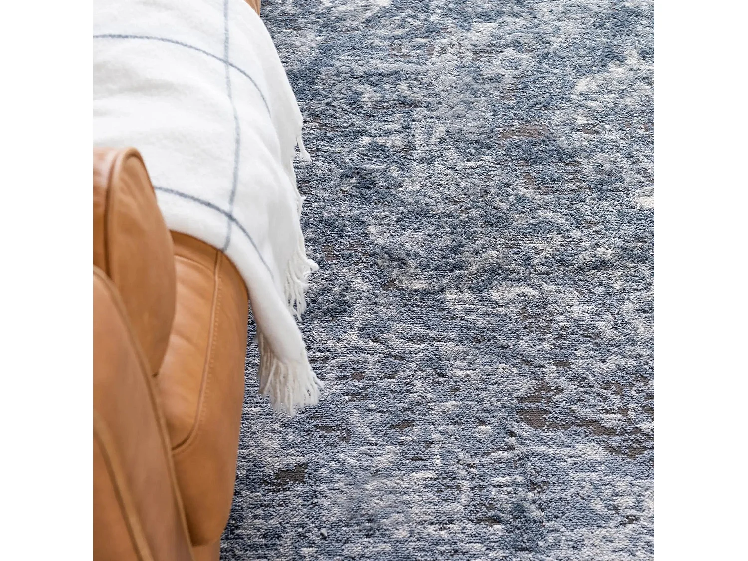 Tapis 240x240 Bleu Oregon