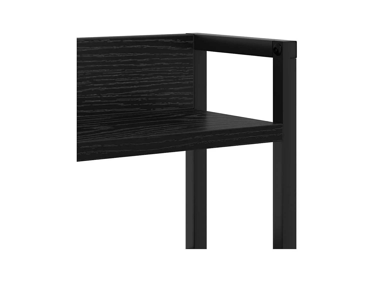 Tête de lit de rangement Chêne noir 200 cm Bois d'ingénierie