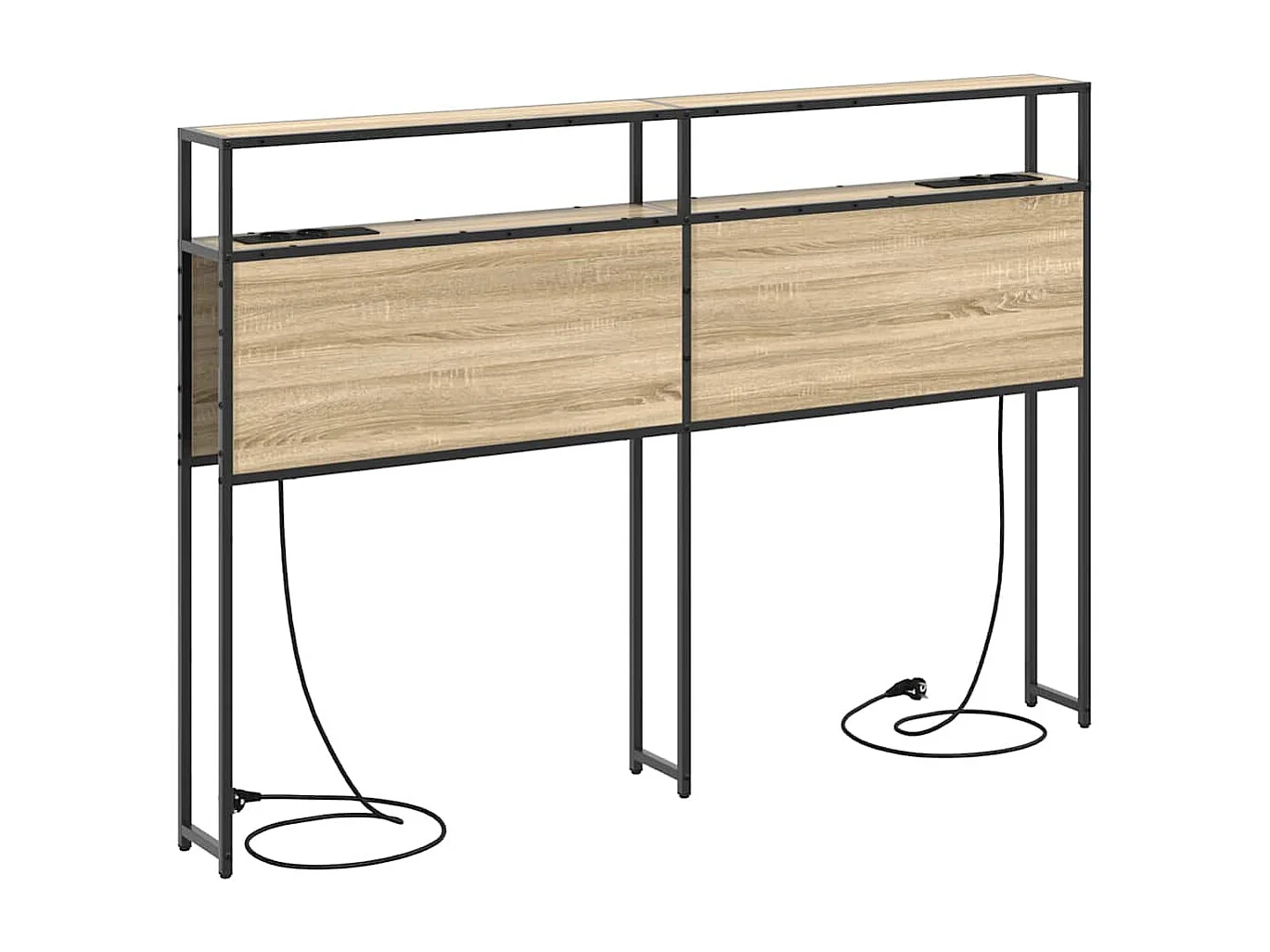 Tête de lit de rangement Chêne sonoma 140 cm Bois d'ingénierie