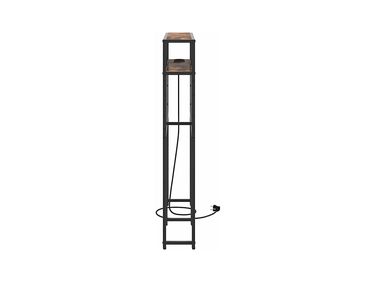 Tête de lit de rangement Chêne fumé 75 cm Bois d'ingénierie