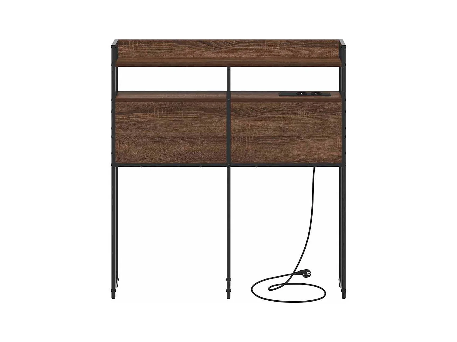 Tête de lit de rangement Chêne marron 75 cm Bois d'ingénierie