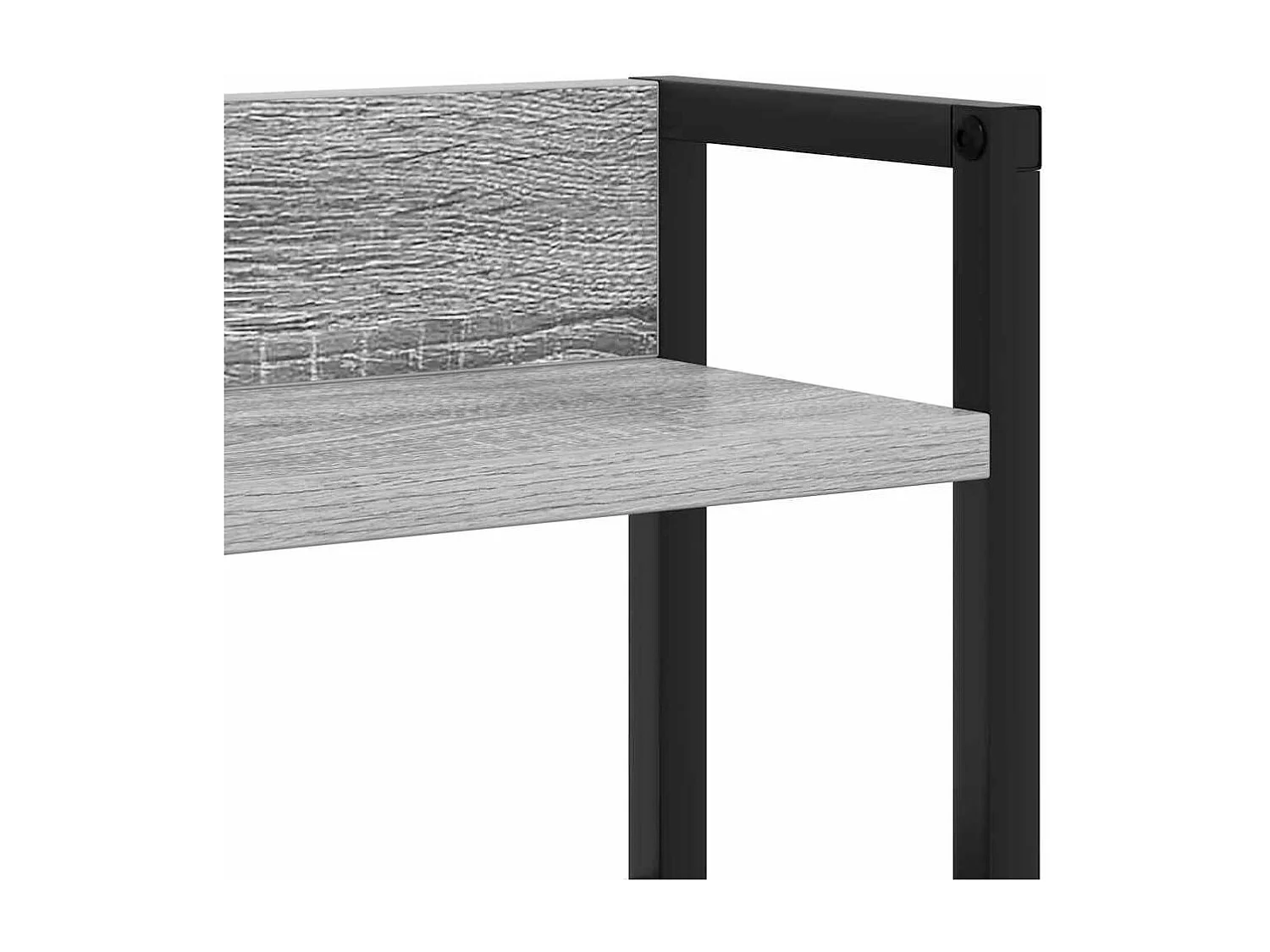 Tête de lit de rangement Sonoma gris 120 cm Bois d'ingénierie