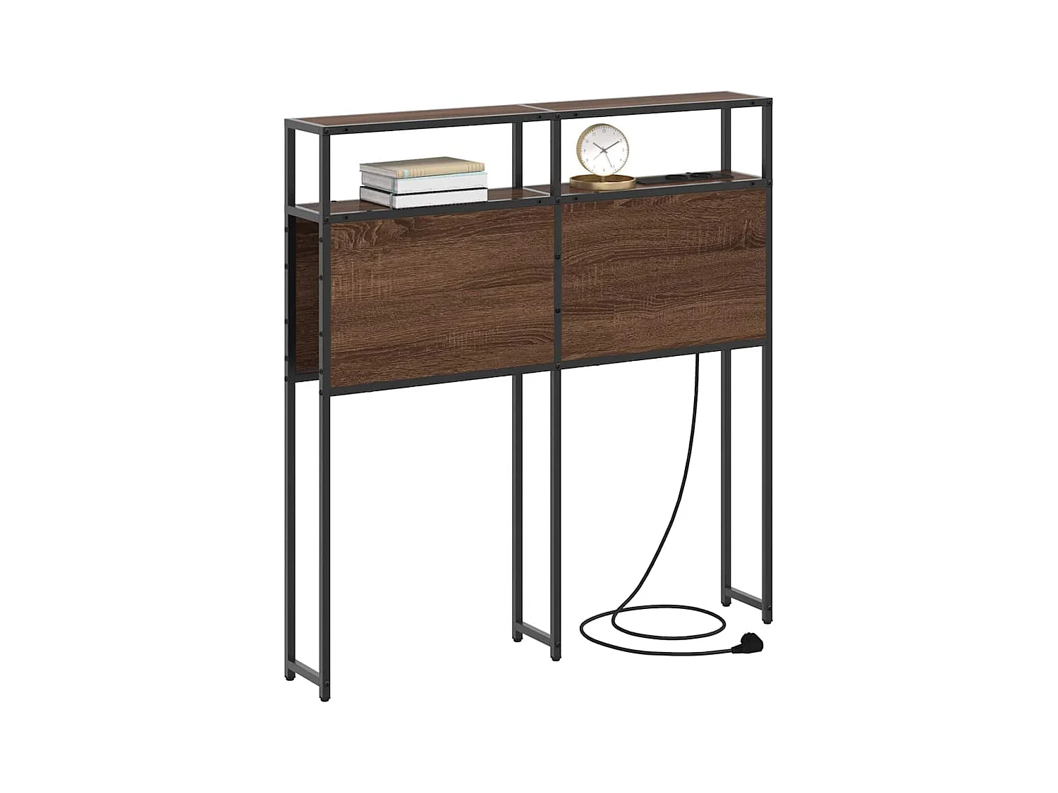 Tête de lit de rangement Chêne marron 100 cm Bois d'ingénierie