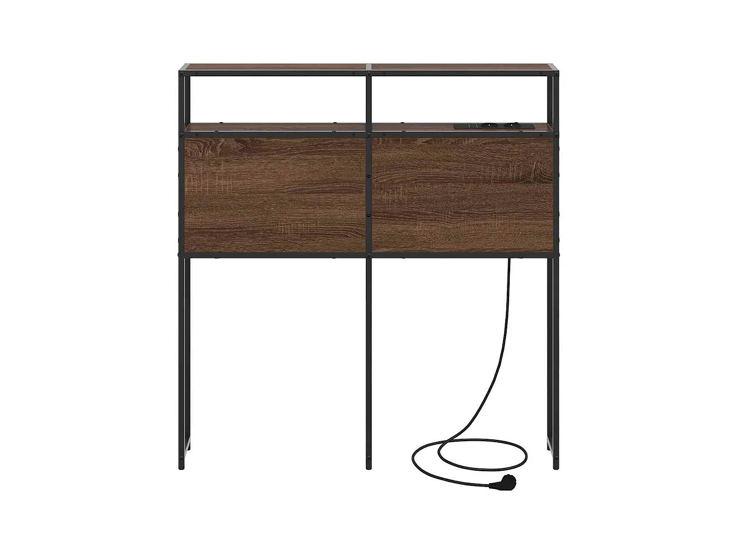 Tête de lit de rangement Chêne marron 100 cm Bois d'ingénierie