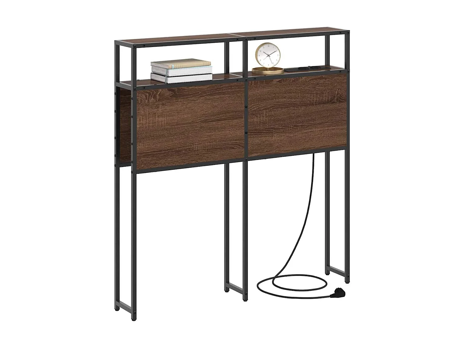 Tête de lit de rangement Chêne marron 100 cm Bois d'ingénierie