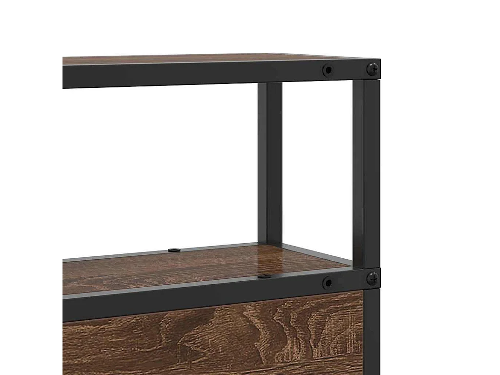 Tête de lit de rangement Chêne marron 100 cm Bois d'ingénierie