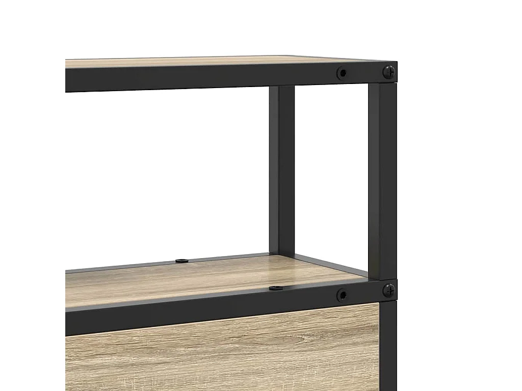 Tête de lit de rangement Chêne sonoma 120 cm Bois d'ingénierie