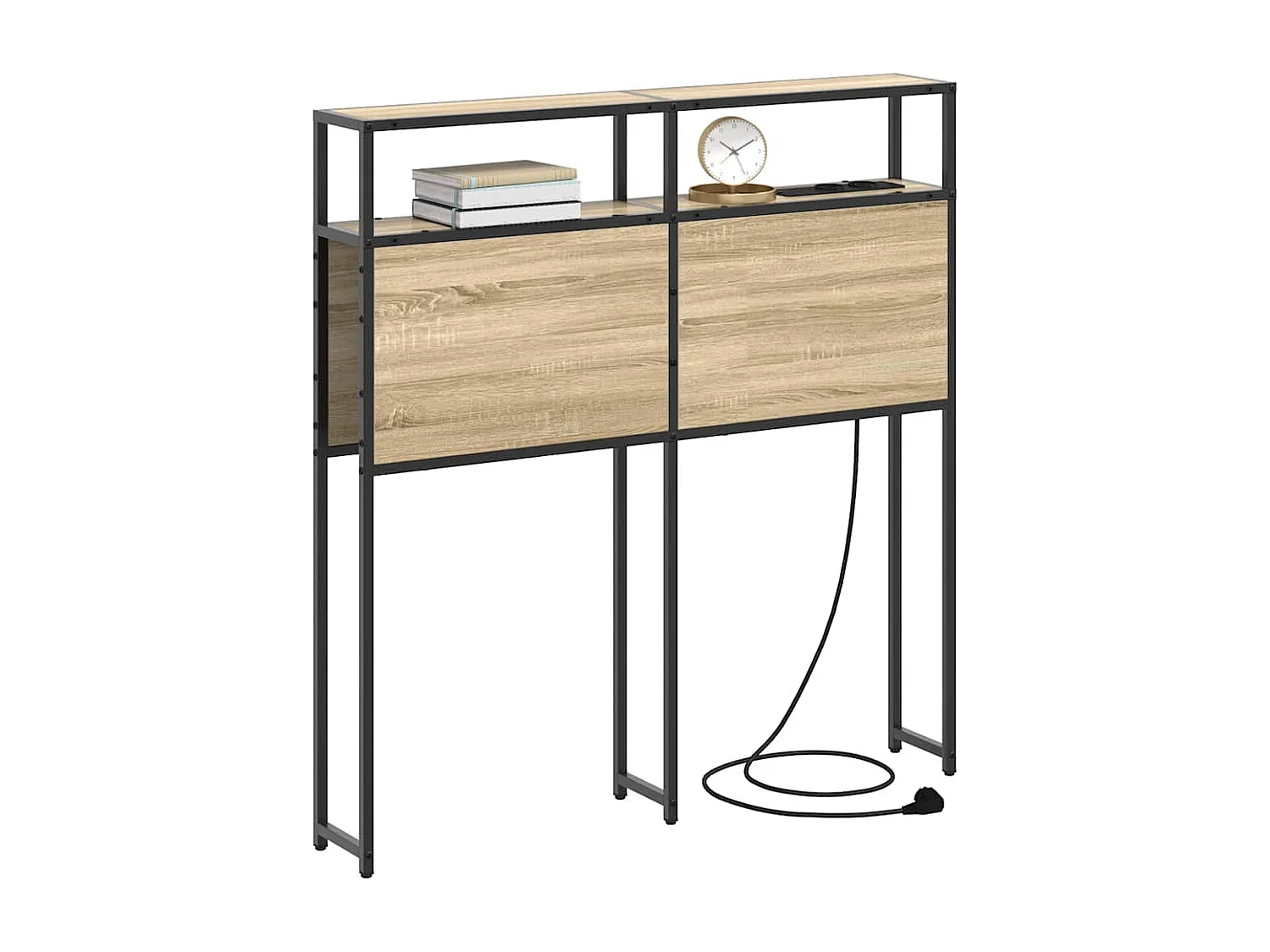 Tête de lit de rangement Chêne sonoma 75 cm Bois d'ingénierie