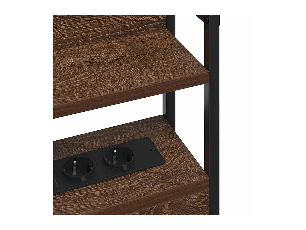 Tête de lit de rangement Chêne marron 80 cm Bois d'ingénierie