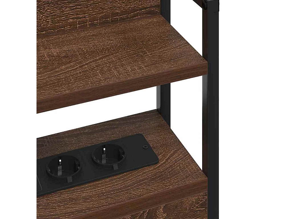 Tête de lit de rangement Chêne marron 80 cm Bois d'ingénierie