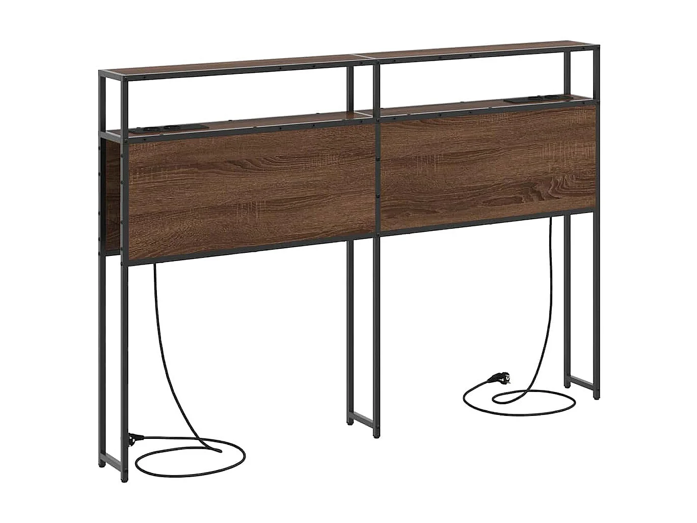 Tête de lit de rangement Chêne marron 150 cm Bois d'ingénierie