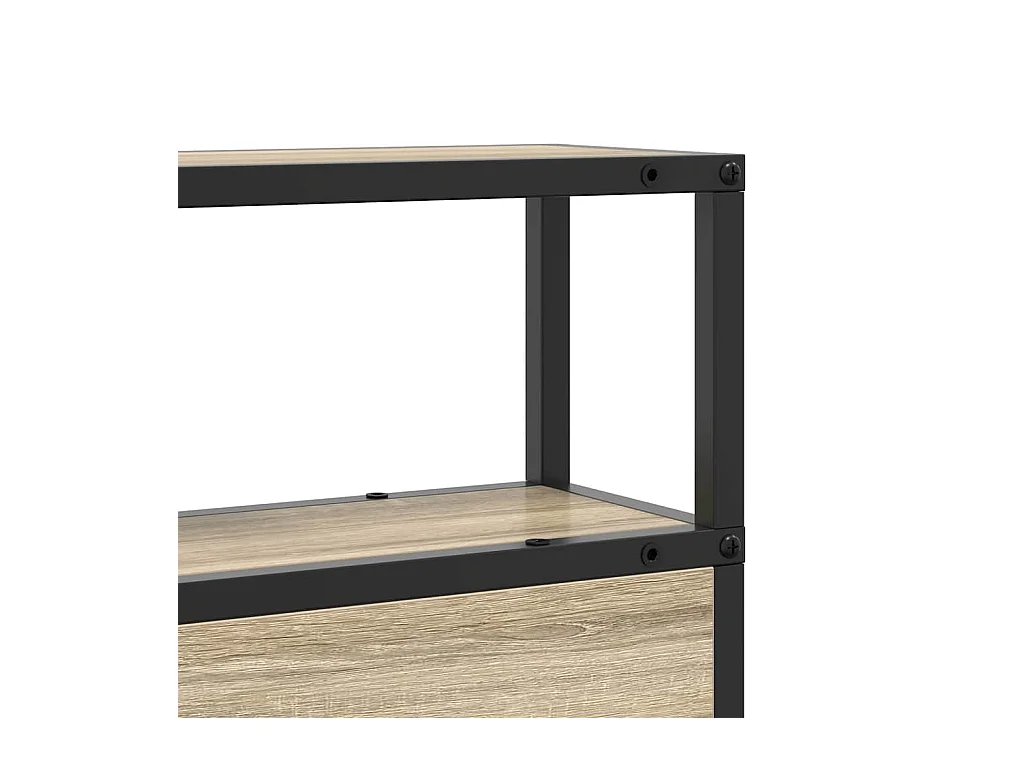 Tête de lit de rangement Chêne sonoma 160 cm Bois d'ingénierie