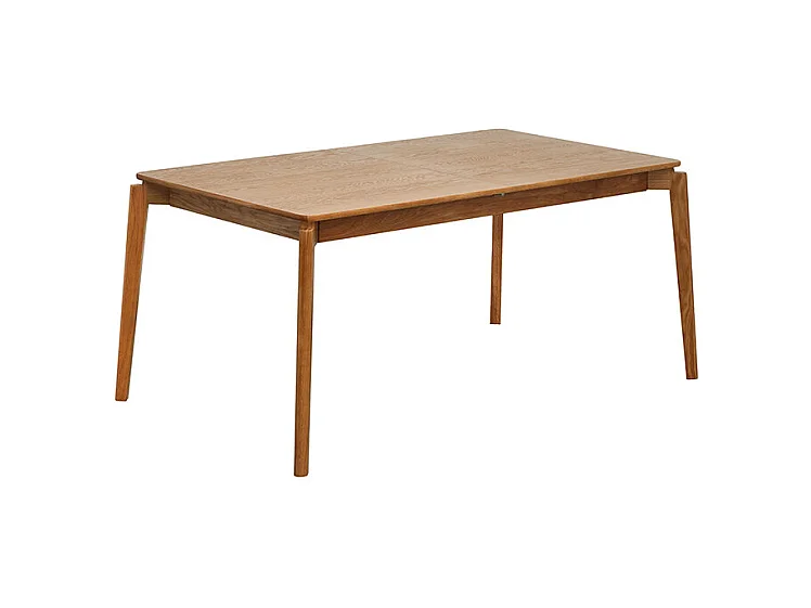 Mona - Table à manger extensible 6 à 10 personnes en bois 160-205x90cm - Bois clair