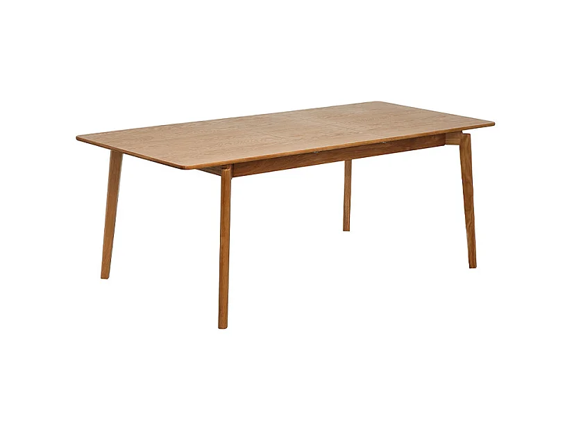 Mona - Table à manger extensible 6 à 10 personnes en bois 160-205x90cm - Bois clair
