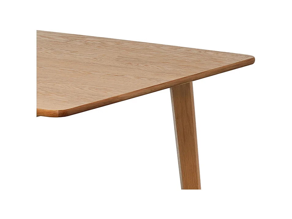 Mona - Table à manger extensible 6 à 10 personnes en bois 160-205x90cm - Bois clair