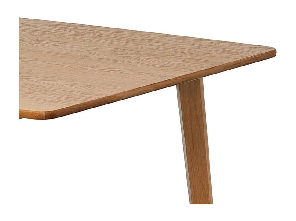 Mona - Table à manger extensible 6 à 10 personnes en bois 160-205x90cm - Bois clair