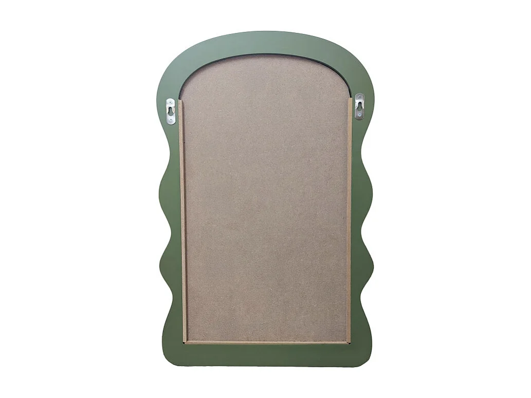 Dhermi - Miroir organique 32x50cm - Vert olive