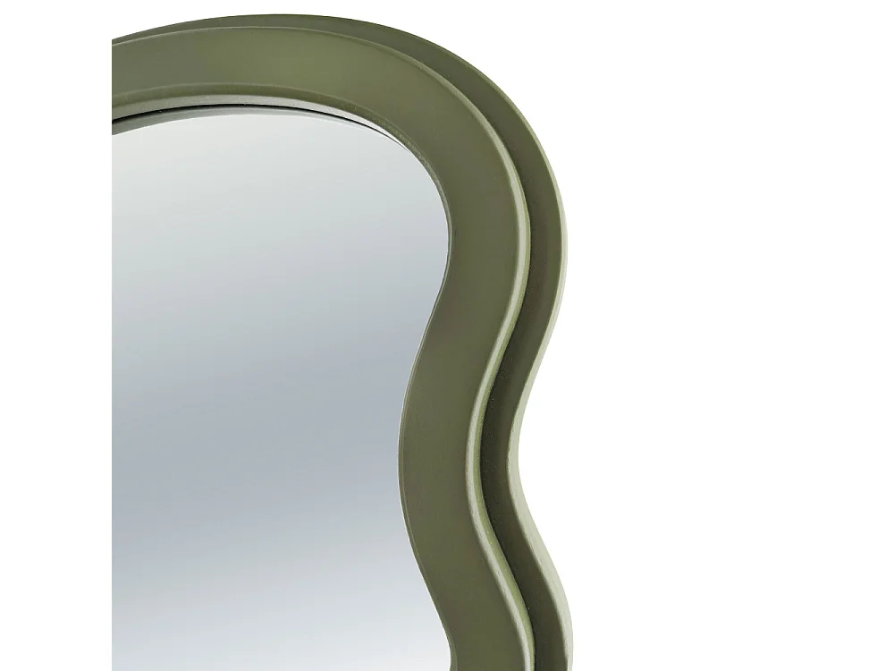 Dhermi - Miroir organique 32x50cm - Vert olive
