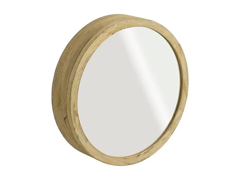 Espejo con estantes en madera de mango Juliet