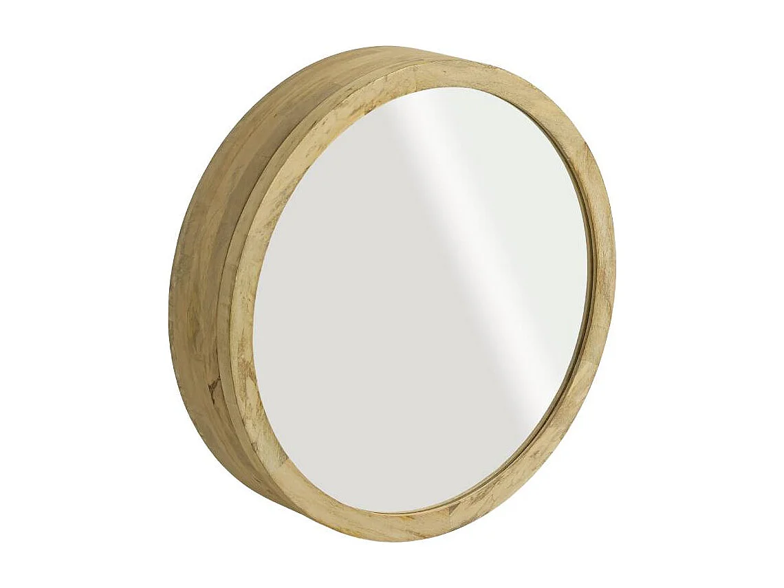 Espejo con estantes en madera de mango Juliet