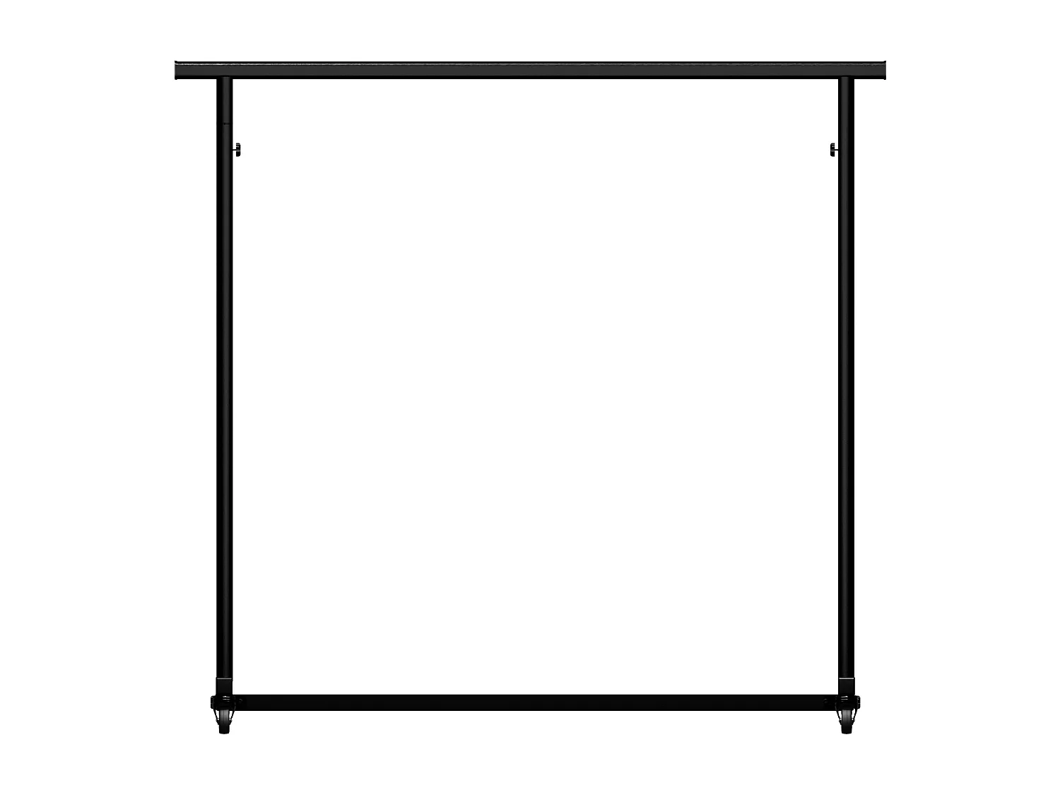 Portant à vêtement - Métal - 120x50x188 cm - Noir - Soran