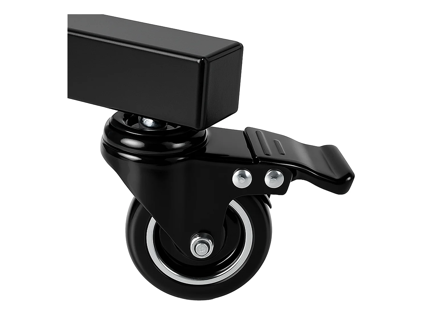 Portant à vêtement - Acier inoxydable - 120x38x120 - Noir - Gisborne