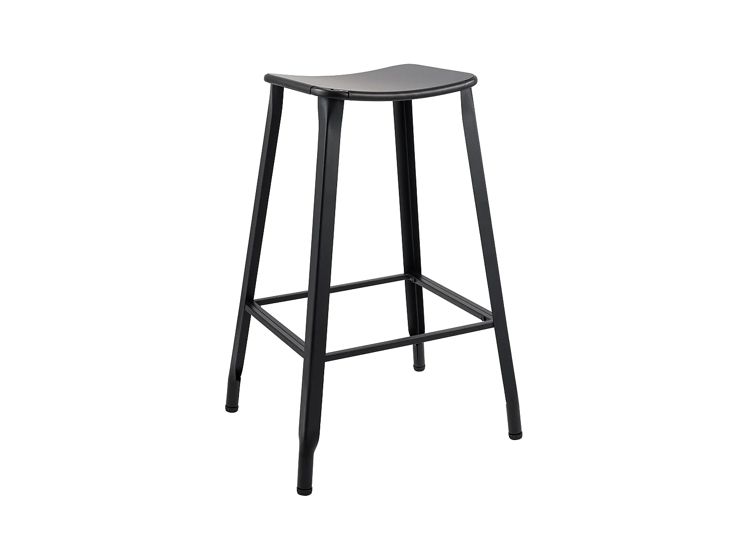Tabouret de bar - Métal - Noir - Peony