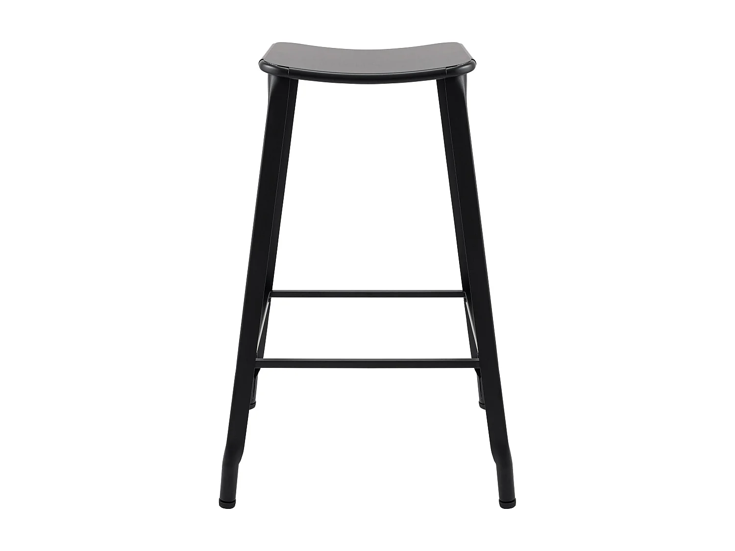 Tabouret de bar - Métal - Noir - Peony